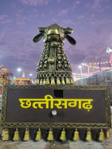 राज्यों और मंत्रालयों की 22 झांकी होगी,  राजपथ पर निकलने के लिये तैयार छत्तीसगढ़ की झांकी.