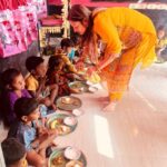  आंगनबाड़ी केन्द्रों में ‘न्योता भोज’ कार्यक्रम : पोषण, शिक्षा और जनभागीदारी का राज्यव्यापी अभियान