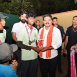 उप मुख्यमंत्री विजय शर्मा ने राष्ट्रीय पदक विजेता बेसबॉल खिलाडि़यों का किया सम्मान