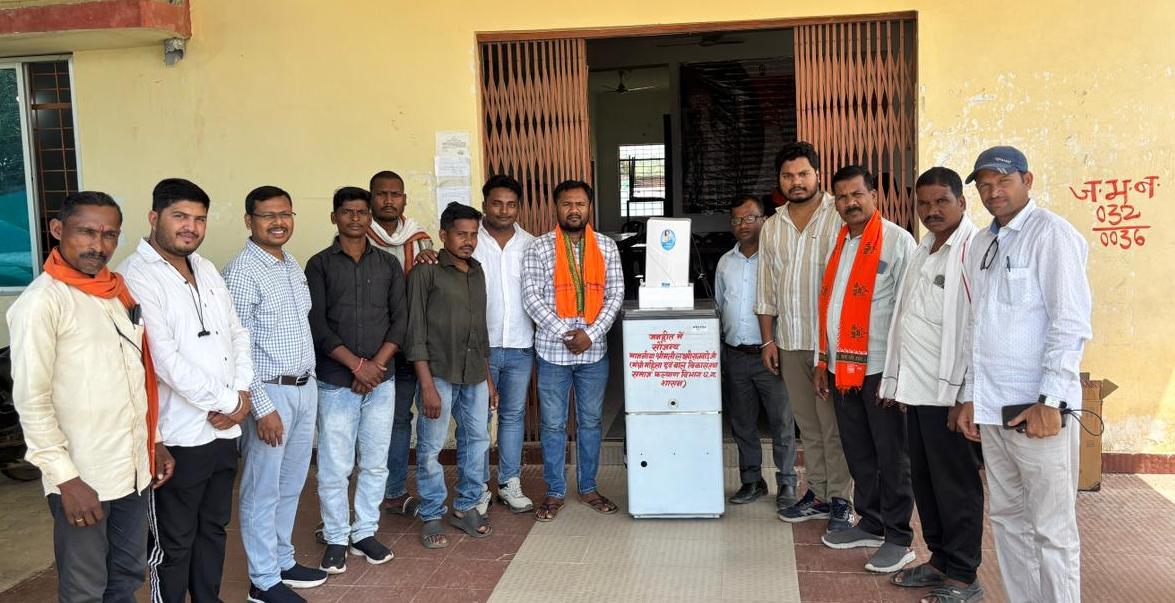 मंत्री लक्ष्मी राजवाड़े की पहल से लटोरी तहसील में स्थापित हुआ वाटर फिल्टर