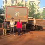 अवैध खनिज परिवहन मामले में 10 वाहन जब्त