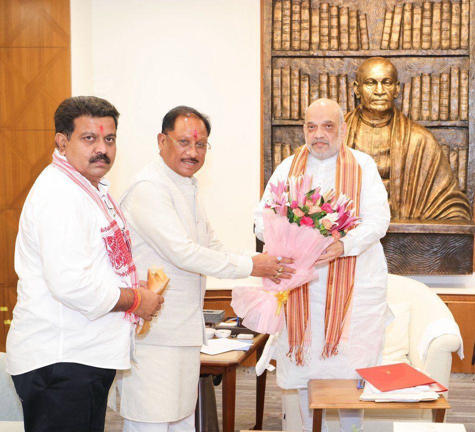  छत्तीसगढ़ में अखिल भारतीय आयुर्वेद संस्थान के स्थापना का प्रस्ताव, अमित शाह से मिले मुख्यमंत्री विष्णुदेव साय