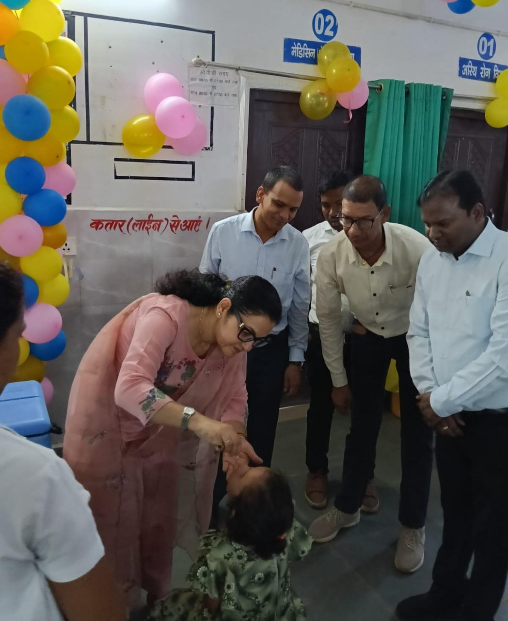 बलरामपुर में तीन दिवसीय पल्स पोलियो अभियान का शुभारंभ, कलेक्टर ने बच्चों को पिलाई जीवनरक्षक दो बूंद