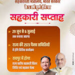 सहकारिता मंत्रालय की स्थापना के 5 वर्ष पूर्ण होने पर 29 जून से 06 जुलाई तक मनाया जाएगा “सहकारी सप्ताह”