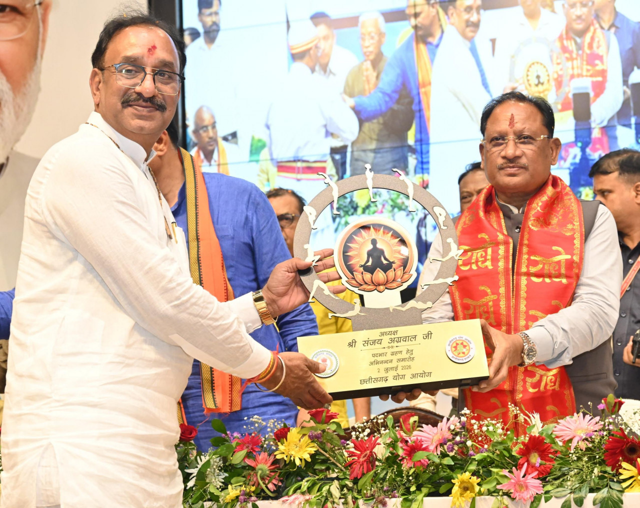 मुख्यमंत्री  विष्णु देव साय ने किया योग को जन-जन तक पहुंचाने का आह्वान