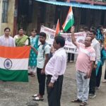 जांजगीर के टीसीएल कॉलेज में गूँजे देशभक्ति के नारे