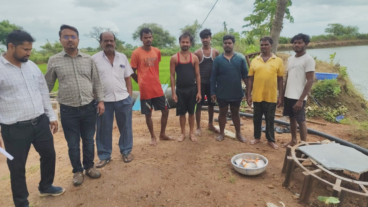 सेवा संकल्प अभियान : प्रधानमंत्री मत्स्य संपदा योजना से 150 मत्स्य पालकों ने बदली अपनी किस्मत