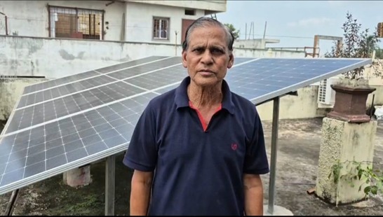 सेवा के संकल्प से रोशन हुई निषाद टंडन की राह, सौर ऊर्जा से घर में छाई खुशहाली